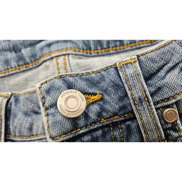 Vineyards Vines Blue Five Pockets Denim Belted Pullover Man Jeans Size 30x30 - Picture 7 of 10